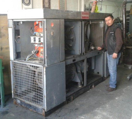 ATLAS COPCO 75 KW  BAKIM AŞAMASI